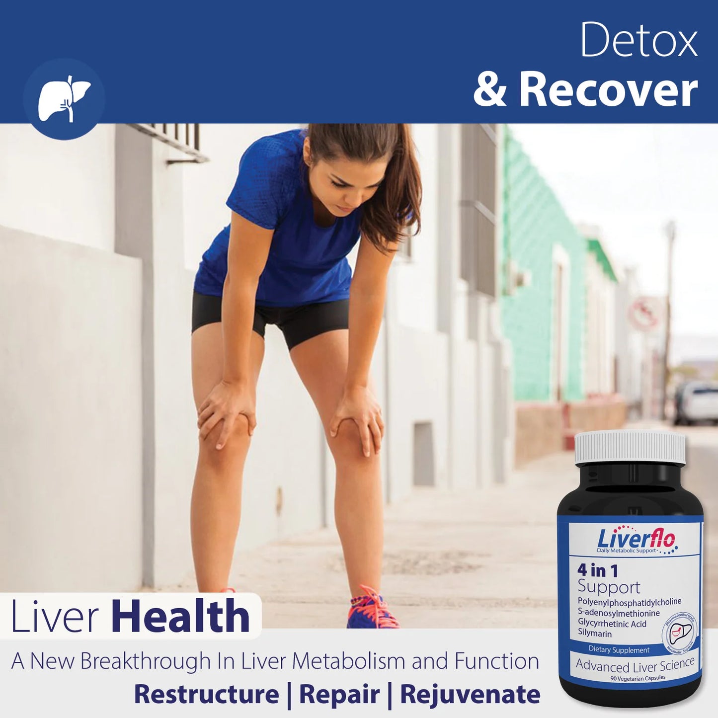 LiverFlo 4 in 1 Essentials 2 Pack - Premium, Patented, Exceptional, Proven Liver Support