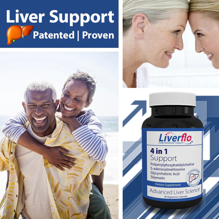 LiverFlo 4 in 1 Essentials 2 Pack - Premium, Patented, Exceptional, Proven Liver Support