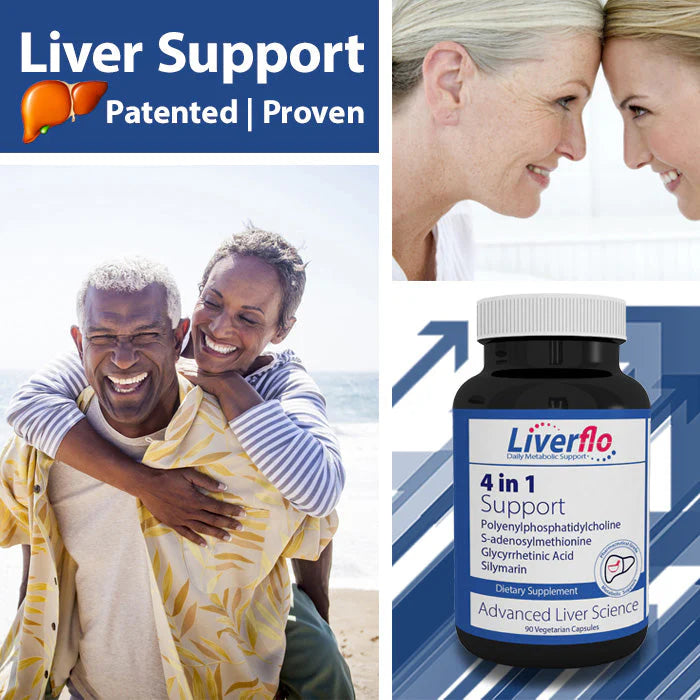 LiverFlo 4 in 1 - Premium, Patented, Exceptional, Proven Liver Support